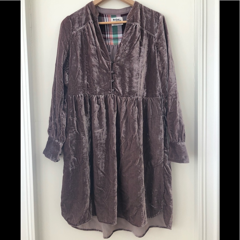 Holding Horses Velvet Tunic/Dress NWOT